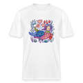 Stanley/Stella Unisex Bio-T-Shirt - “Bunte Sirin” - weiß
