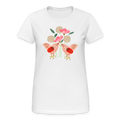 Frauen Gildan Heavy T-Shirt - “Kleiner Garten” - weiß