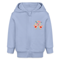 Stanley/Stella Bio Zip Hoodie - “Kleiner Garten” - Sky