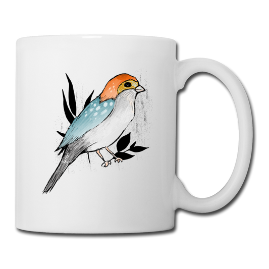 Vogel mit Tupfen - Tasse - Hinter dem Mond