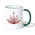 Tasse zweifarbig "Rosaroter Lotus" - Hinter dem Mond