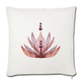 Sofakissenbezug 44 x 44 cm "Rosaroter Lotus" - Hinter dem Mond