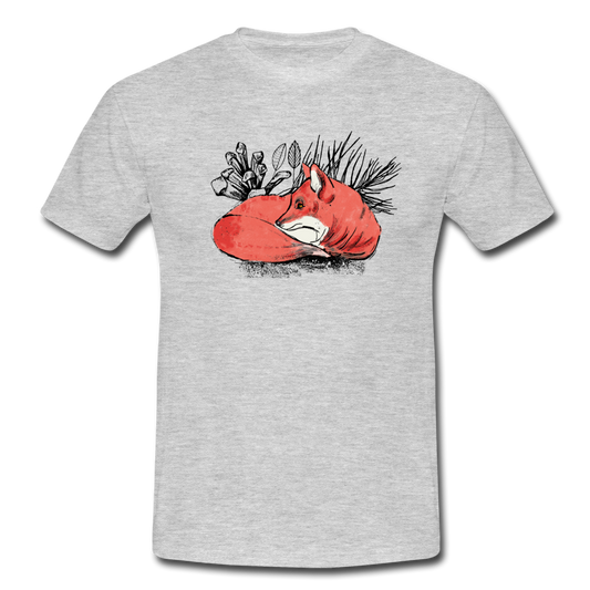 Männer T-Shirt "Ruhender Fuchs" - Hinter dem Mond