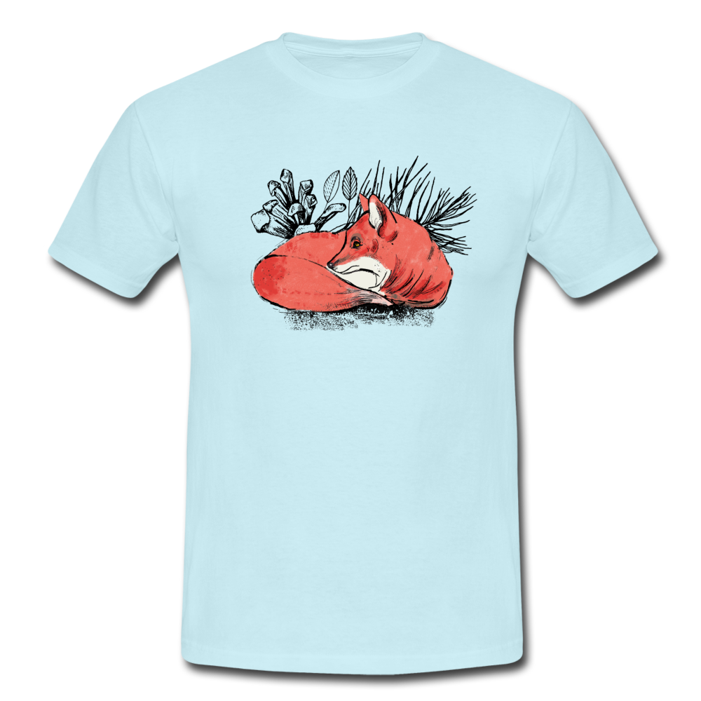 Männer T-Shirt "Ruhender Fuchs" - Hinter dem Mond