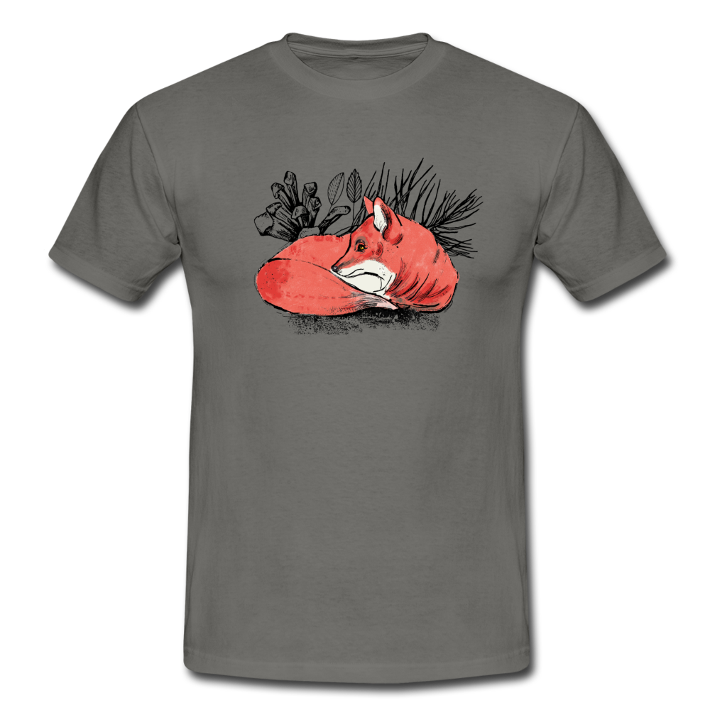 Männer T-Shirt "Ruhender Fuchs" - Hinter dem Mond
