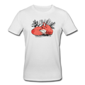 Männer Bio-T-Shirt von Stanley & Stella - "Ruhender Fuchs" - Hinter dem Mond