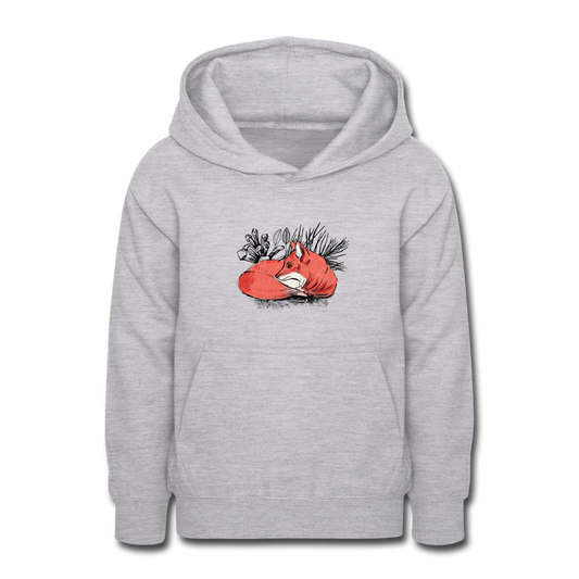 Teenager Hoodie "Ruhender Fuchs" - Hinter dem Mond