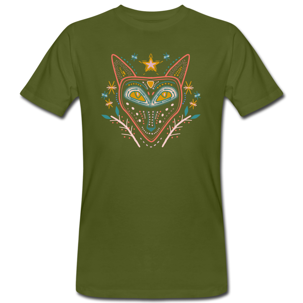 Männer Bio-T-Shirt "Nachtfuchs" - Hinter dem Mond