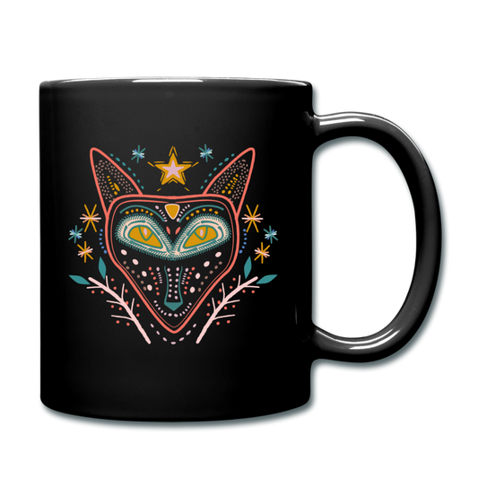 Tasse einfarbig "Nachtfuchs" - Hinter dem Mond