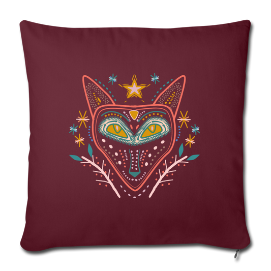 Sofakissen mit Füllung 44 x 44 cm - "Nachtfuchs" - Hinter dem Mond