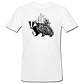 Männer Bio-T-Shirt "Dachs im Gras" - Hinter dem Mond