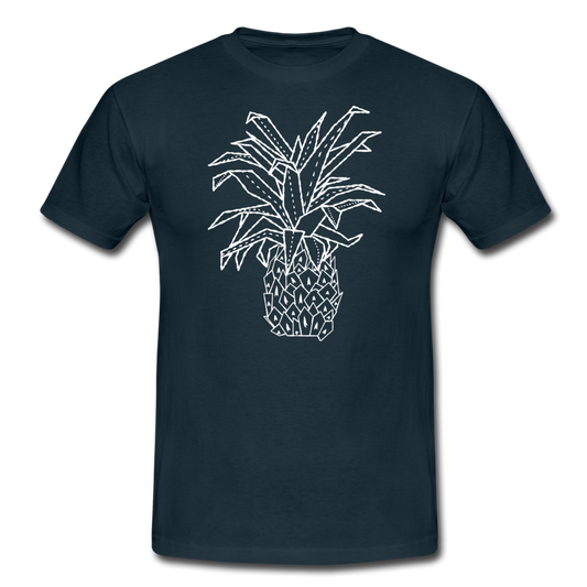 Männer T-Shirt "Grafische Ananas" - Hinter dem Mond