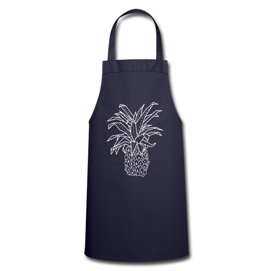 Kochschürze "Grafische Ananas" - Hinter dem Mond