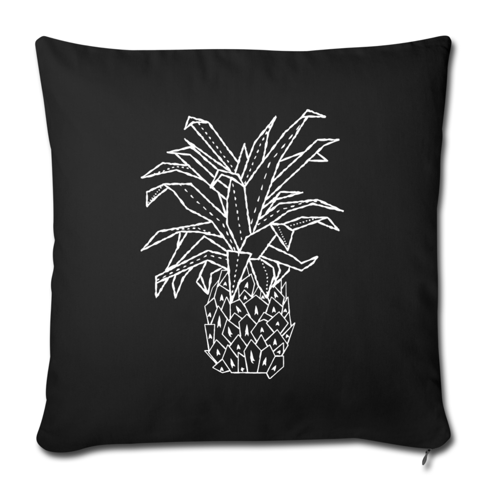 Sofakissen mit Füllung 44 x 44 cm - "Grafische Ananas" - Hinter dem Mond