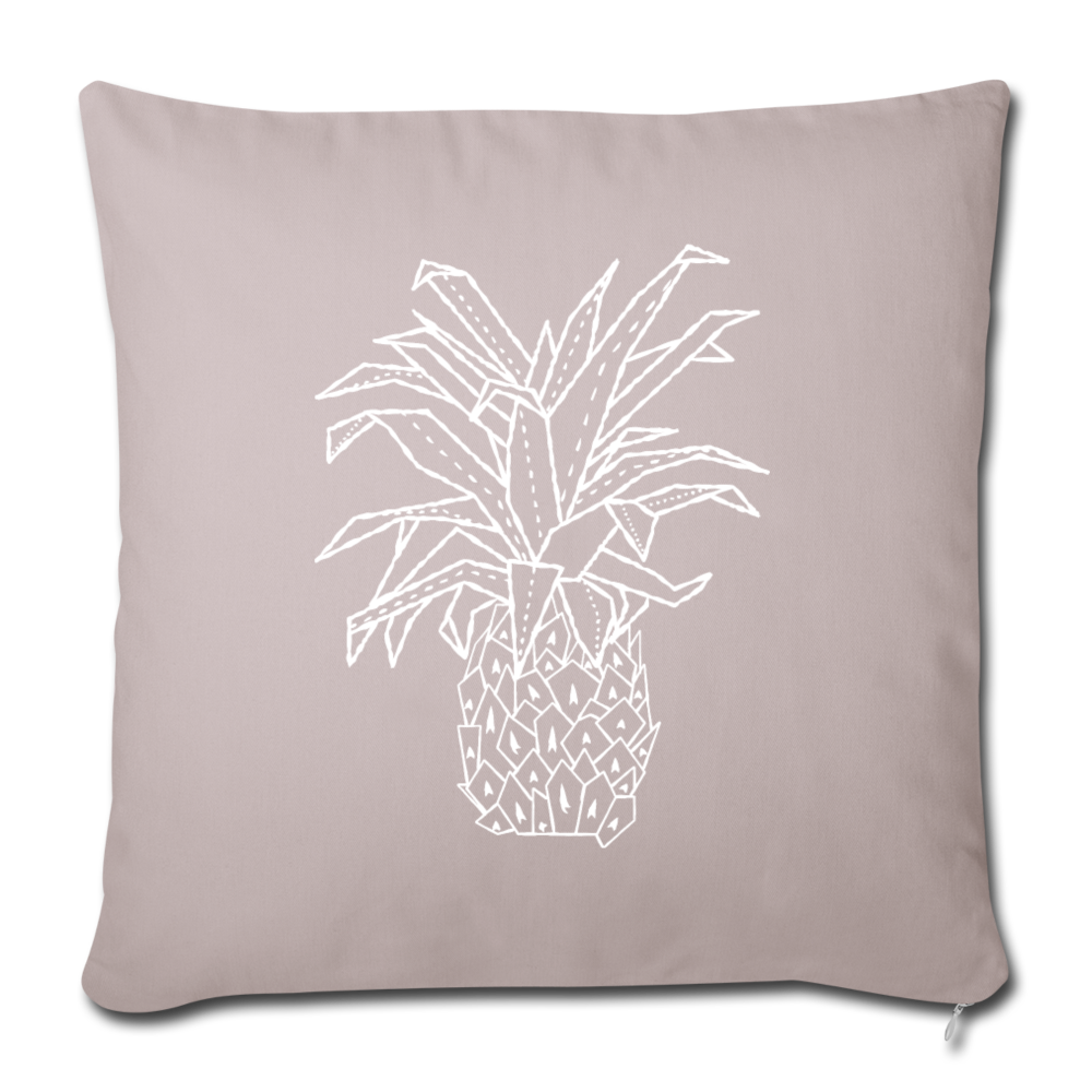 Sofakissen mit Füllung 44 x 44 cm - "Grafische Ananas" - Hinter dem Mond