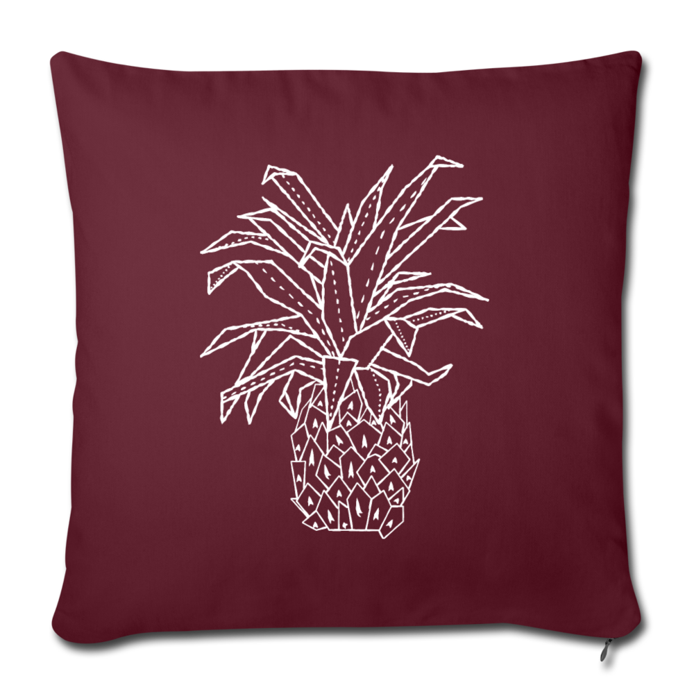 Sofakissen mit Füllung 44 x 44 cm - "Grafische Ananas" - Hinter dem Mond