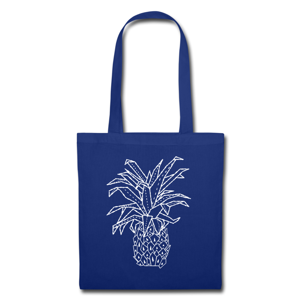Stoffbeutel "Grafische Ananas" - Hinter dem Mond