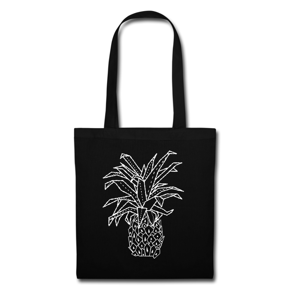 Stoffbeutel "Grafische Ananas" - Hinter dem Mond