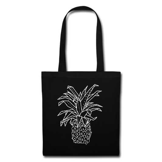 Stoffbeutel "Grafische Ananas" - Hinter dem Mond