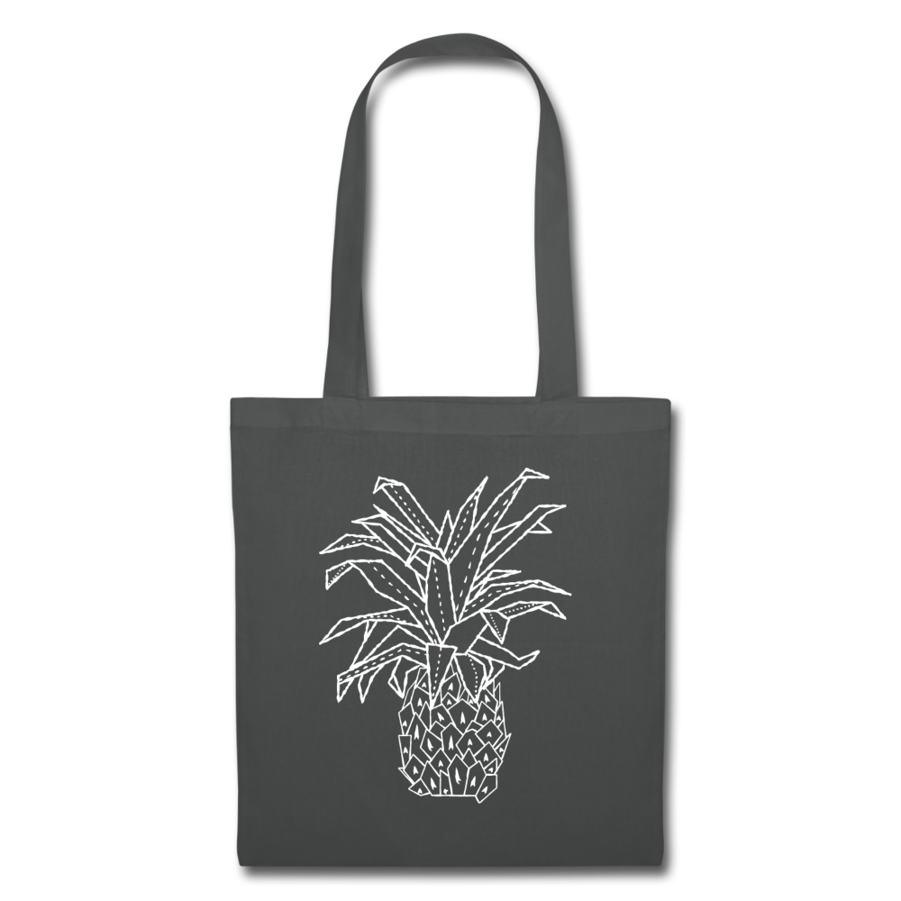 Stoffbeutel "Grafische Ananas" - Hinter dem Mond