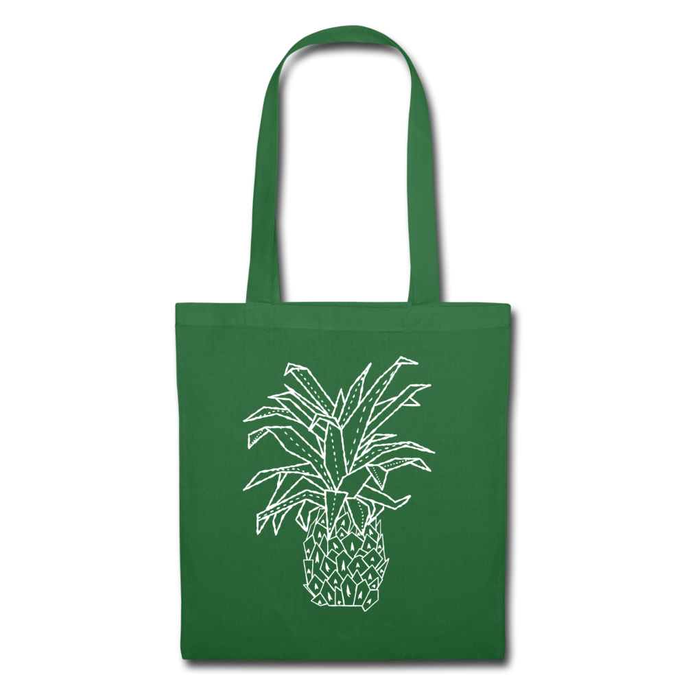 Stoffbeutel "Grafische Ananas" - Hinter dem Mond