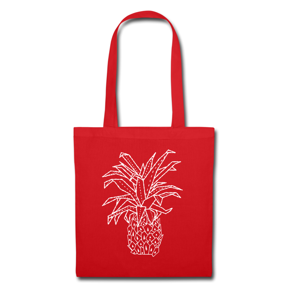 Stoffbeutel "Grafische Ananas" - Hinter dem Mond