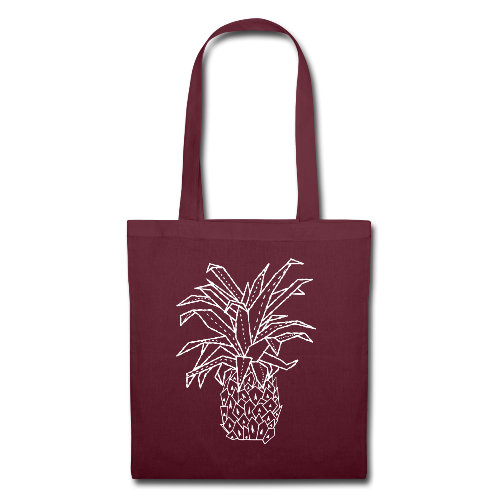Stoffbeutel "Grafische Ananas" - Hinter dem Mond
