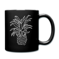 Tasse einfarbig "Grafische Ananas" - Hinter dem Mond