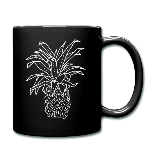 Tasse einfarbig "Grafische Ananas" - Hinter dem Mond
