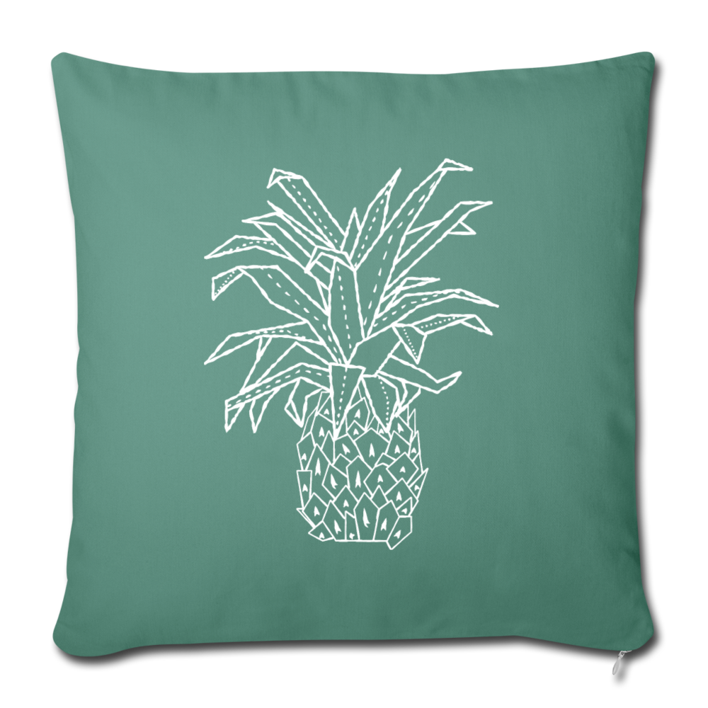 Sofakissenbezug 44 x 44 cm - "Grafische Ananas" - Hinter dem Mond
