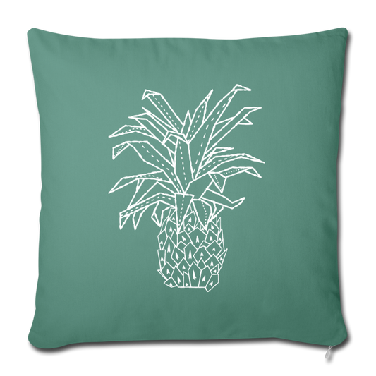 Sofakissenbezug 44 x 44 cm - "Grafische Ananas" - Hinter dem Mond