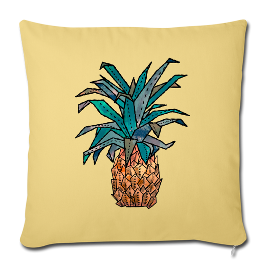 Sofakissenbezug 44 x 44 cm - "Ananas Bronze" - Hinter dem Mond