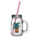 Henkelglas mit Schraubdeckel "Ananas Bronze" - Hinter dem Mond
