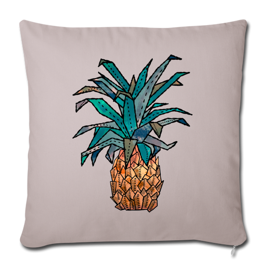 Sofakissen mit Füllung 44 x 44 cm - "Ananas Bronze" - Hinter dem Mond