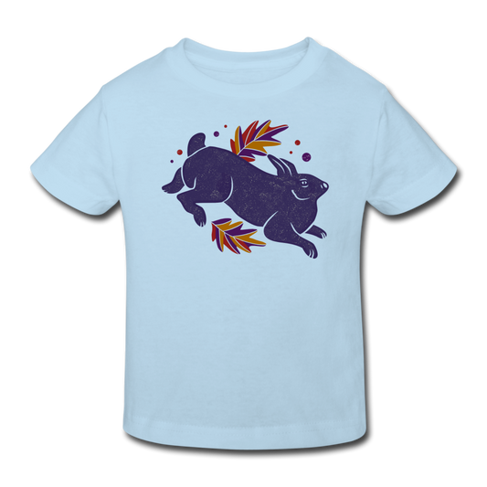 Kinder Bio-T-Shirt "Hase im Laub" - Hinter dem Mond