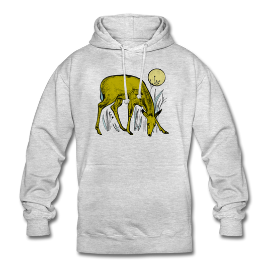 Unisex Hoodie "Reh in Olive" - Hinter dem Mond