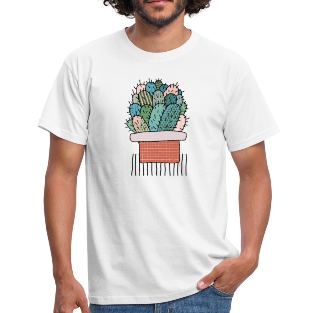 Männer T-Shirt "Kaktus in Terracotta" - Hinter dem Mond