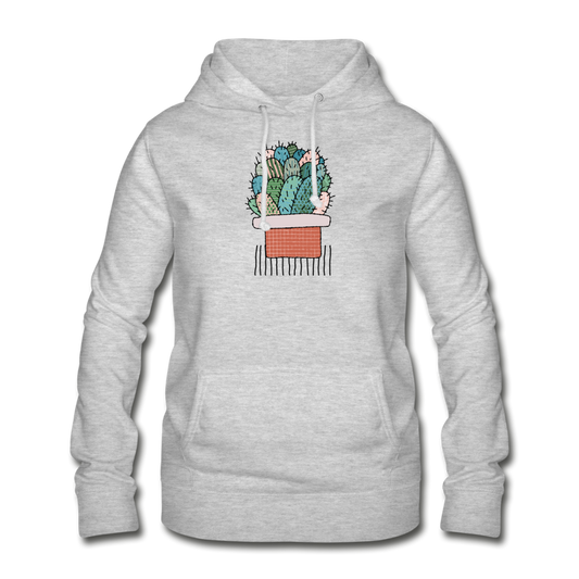 Frauen Hoodie "Kaktus in Terracotta" - Hinter dem Mond