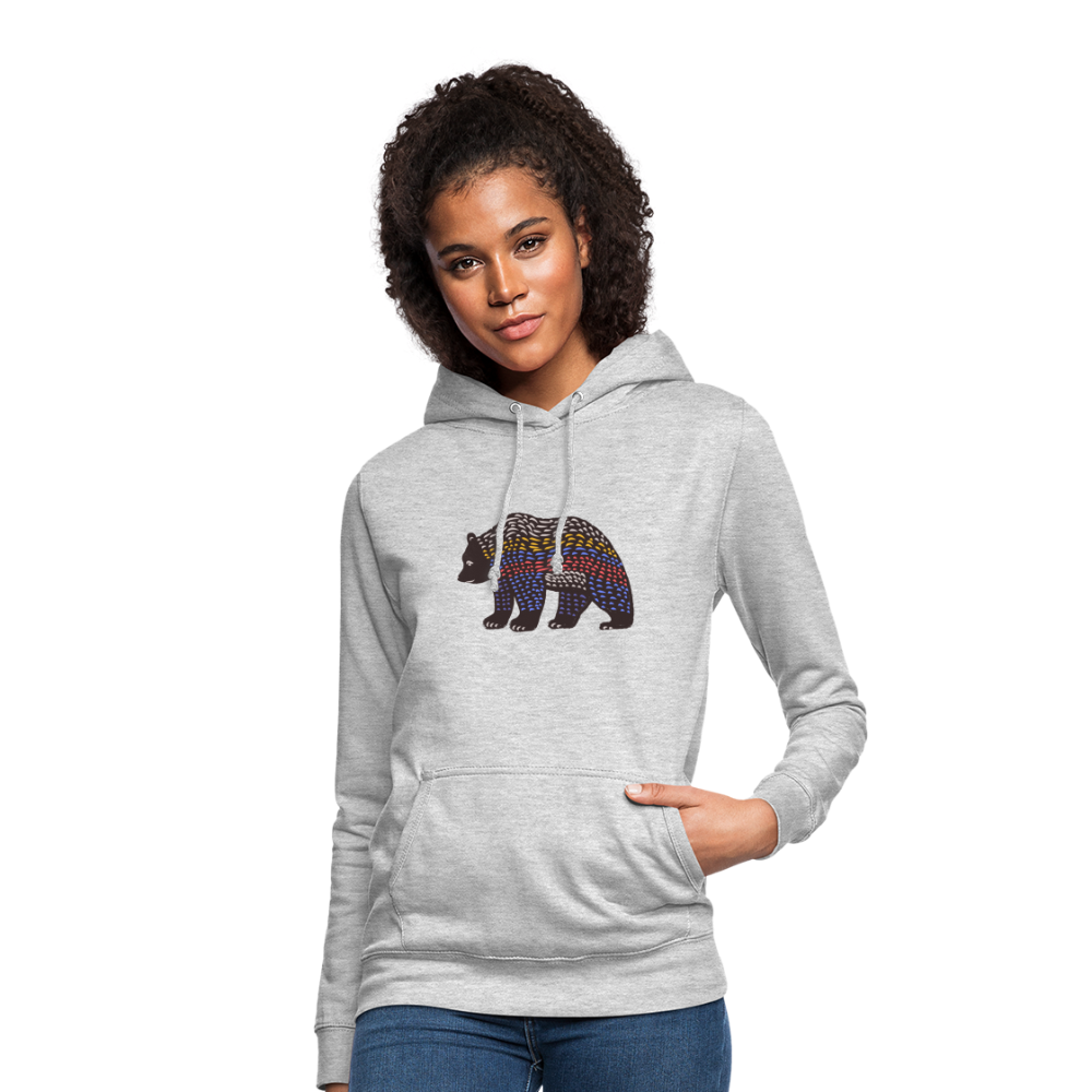 Frauen Hoodie "Bunter Grizzly" - Hinter dem Mond