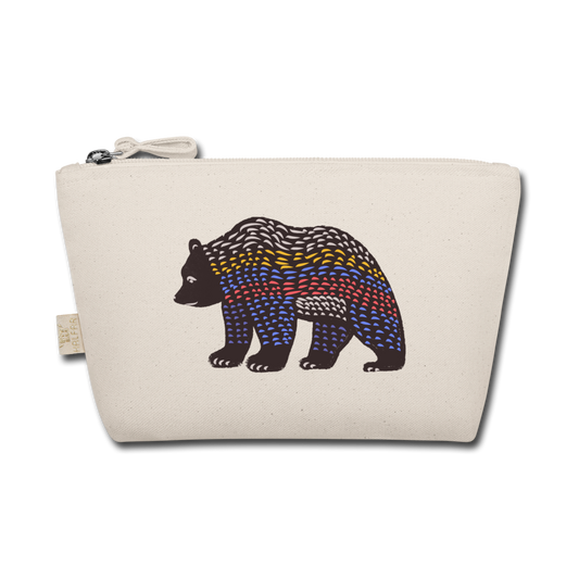 Täschchen "Bunter Grizzly" - Hinter dem Mond
