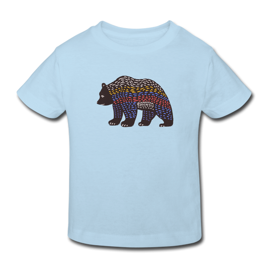 Kinder Bio-T-Shirt "Bunter Grizzly" - Hinter dem Mond