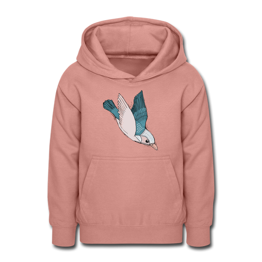 Teenager Hoodie - "Vogel im Sturzflug" - Hinter dem Mond