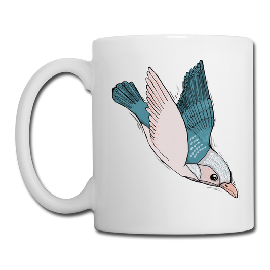 Tasse "Vogel im Sturzflug" - Hinter dem Mond