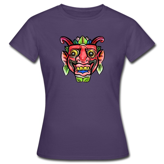 Frauen T-Shirt "Bunte Maske" - Hinter dem Mond