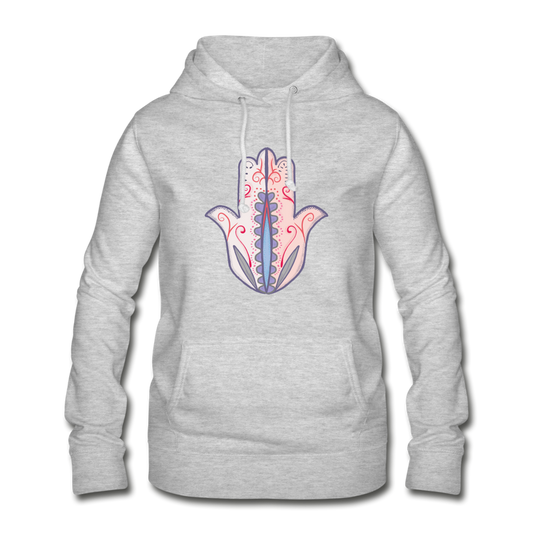 Frauen Hoodie - "Hand der Fatima" - Hinter dem Mond