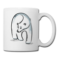 Tasse "Eisbär in Tusche" - Hinter dem Mond