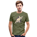 Männer Slim Fit T-Shirt - "Vintage Wüstenfuchs" - Hinter dem Mond
