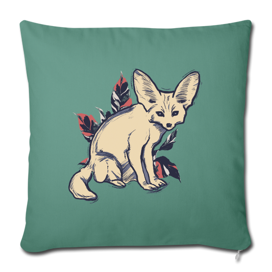 Sofakissenbezug 44 x 44 cm - "Vintage Wüstenfuchs" - Hinter dem Mond