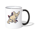 Tasse zweifarbig - "Vintage Wüstenfuchs" - Hinter dem Mond