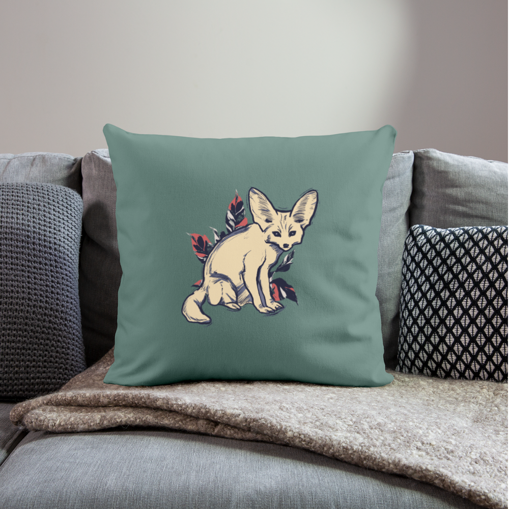 Sofakissen mit Füllung 44 x 44 cm - "Vintage Wüstenfuchs" - Hinter dem Mond